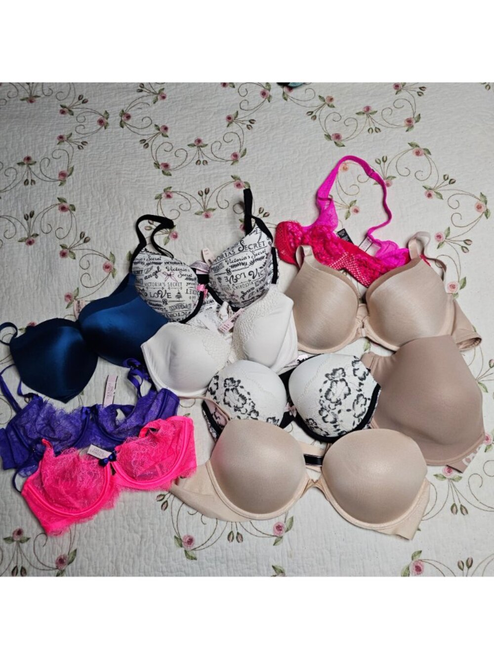 10 Variety Bras, sizes, brands, new and preowned Resellers Lot - Picture 2 of 6